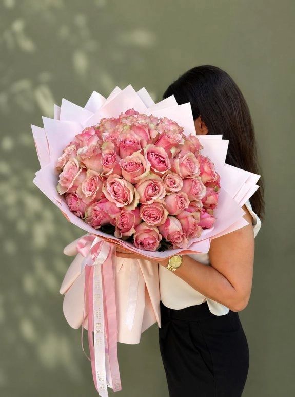51 Adet Pembe Gül Buketi